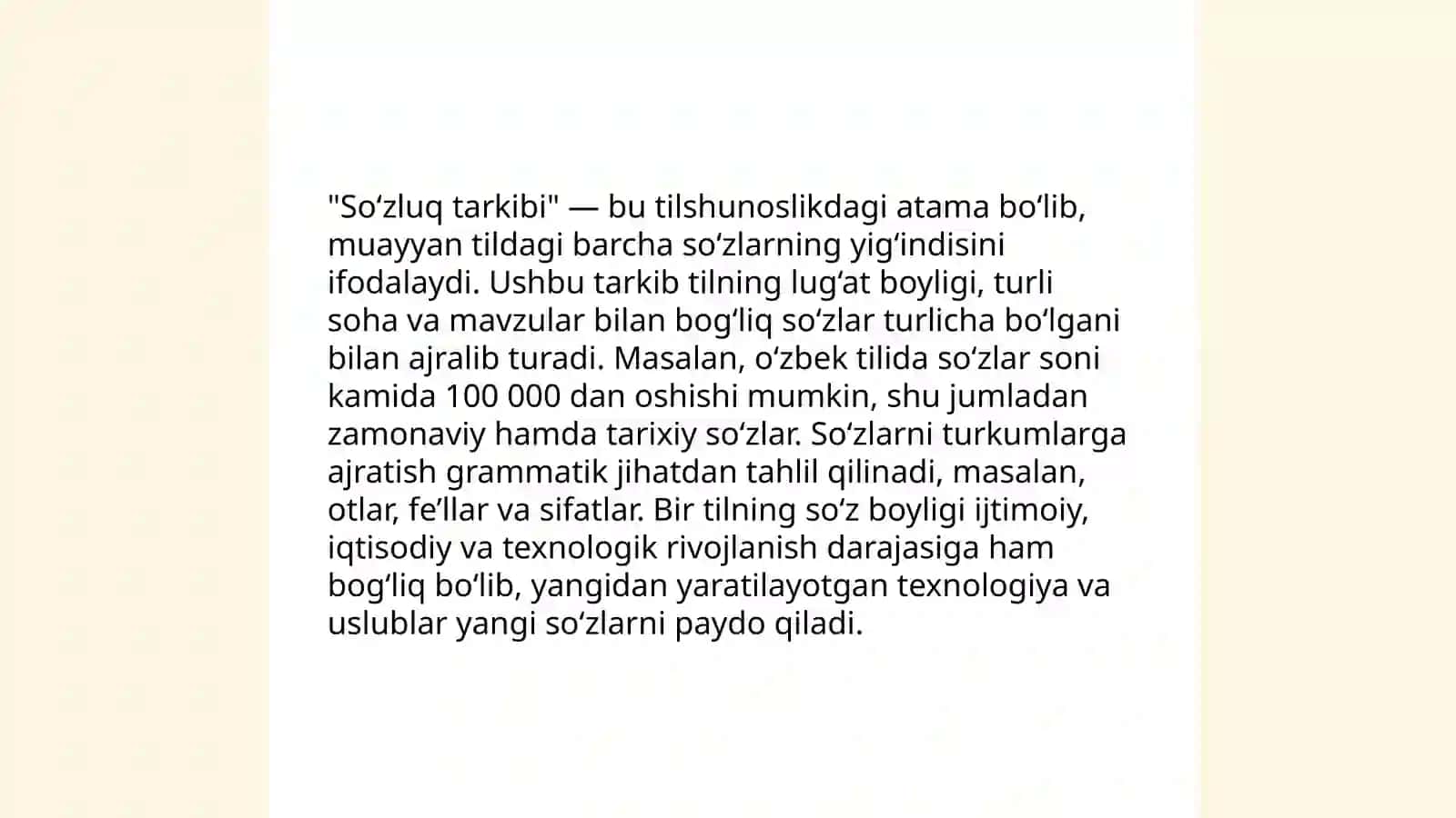 4-sinf ona tili fanidan 2- chorakda o‘tilganlarni takrorlash mavzusida dars ishlanma tayyorlash 3
