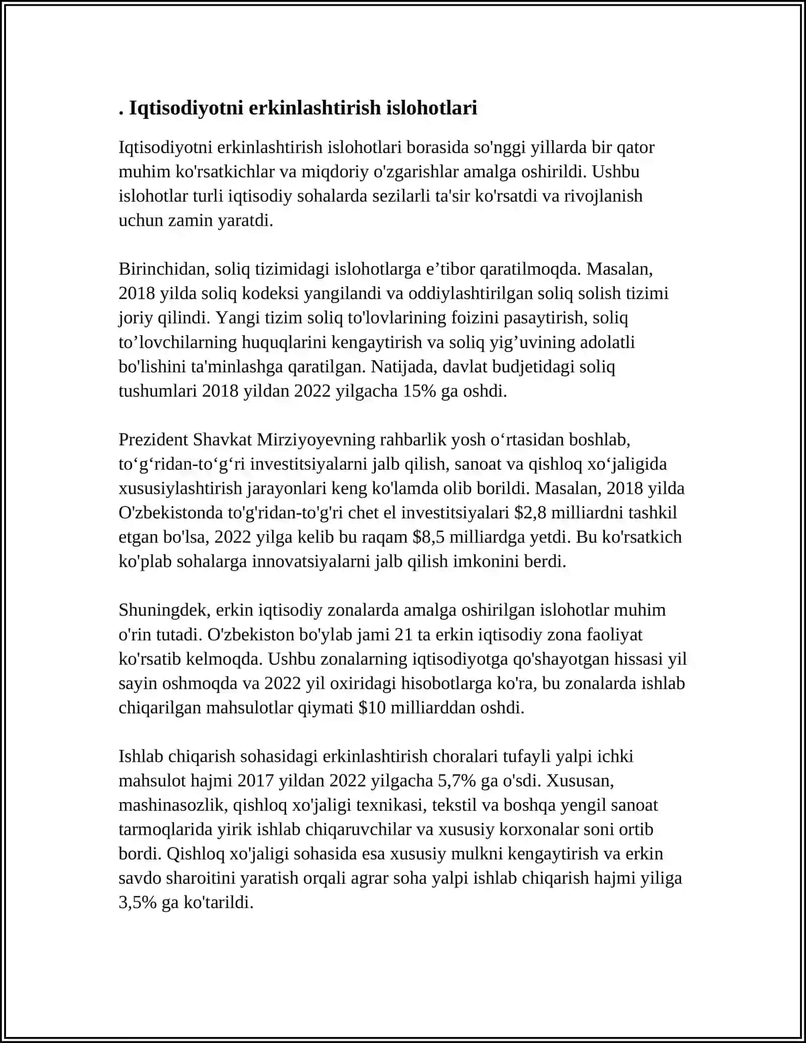 MUSTAQILLIK YILLARIDA DAVLAT BOSHQARUVI TIZIMIDA AMALGA OSHIRILGAN ISLOHOTLAR 3