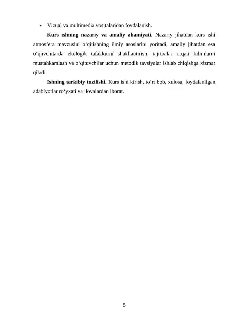 Atmosfera mavzusini o‘qitish metodikasi 3