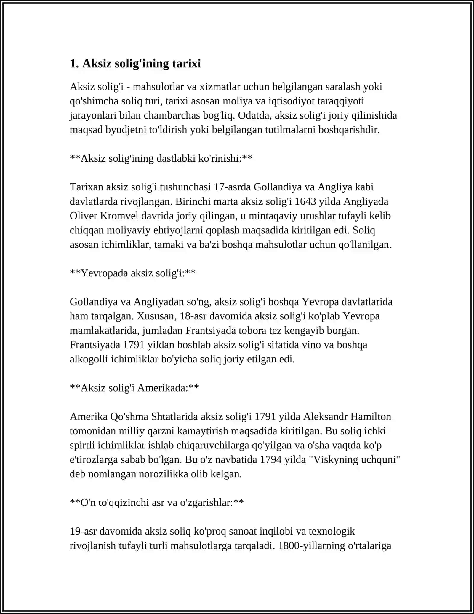 AKSIZ SOLIG'I 3