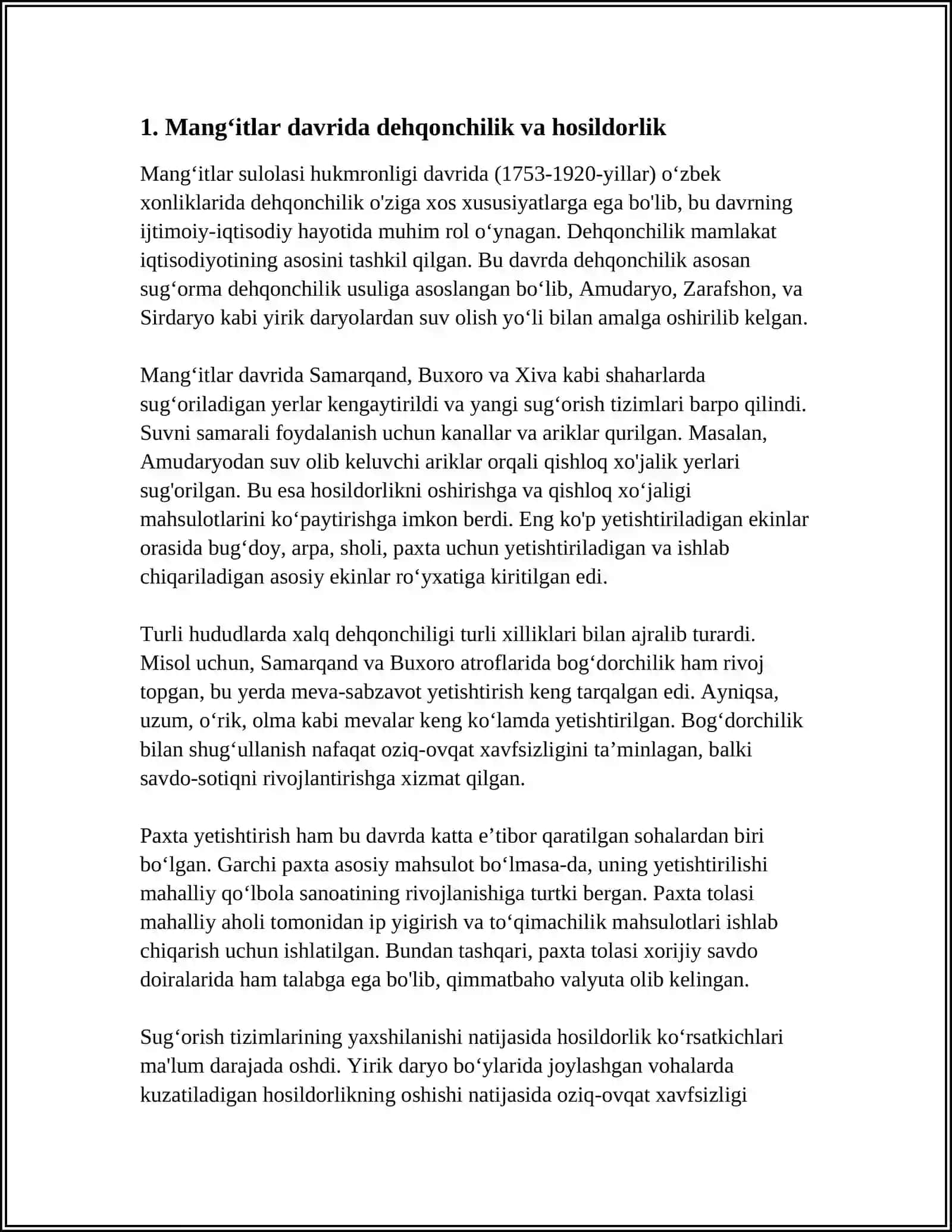 MANĞITLAR DAVRIDA IJTIMOIY-IQTISODIY HAYOT 3