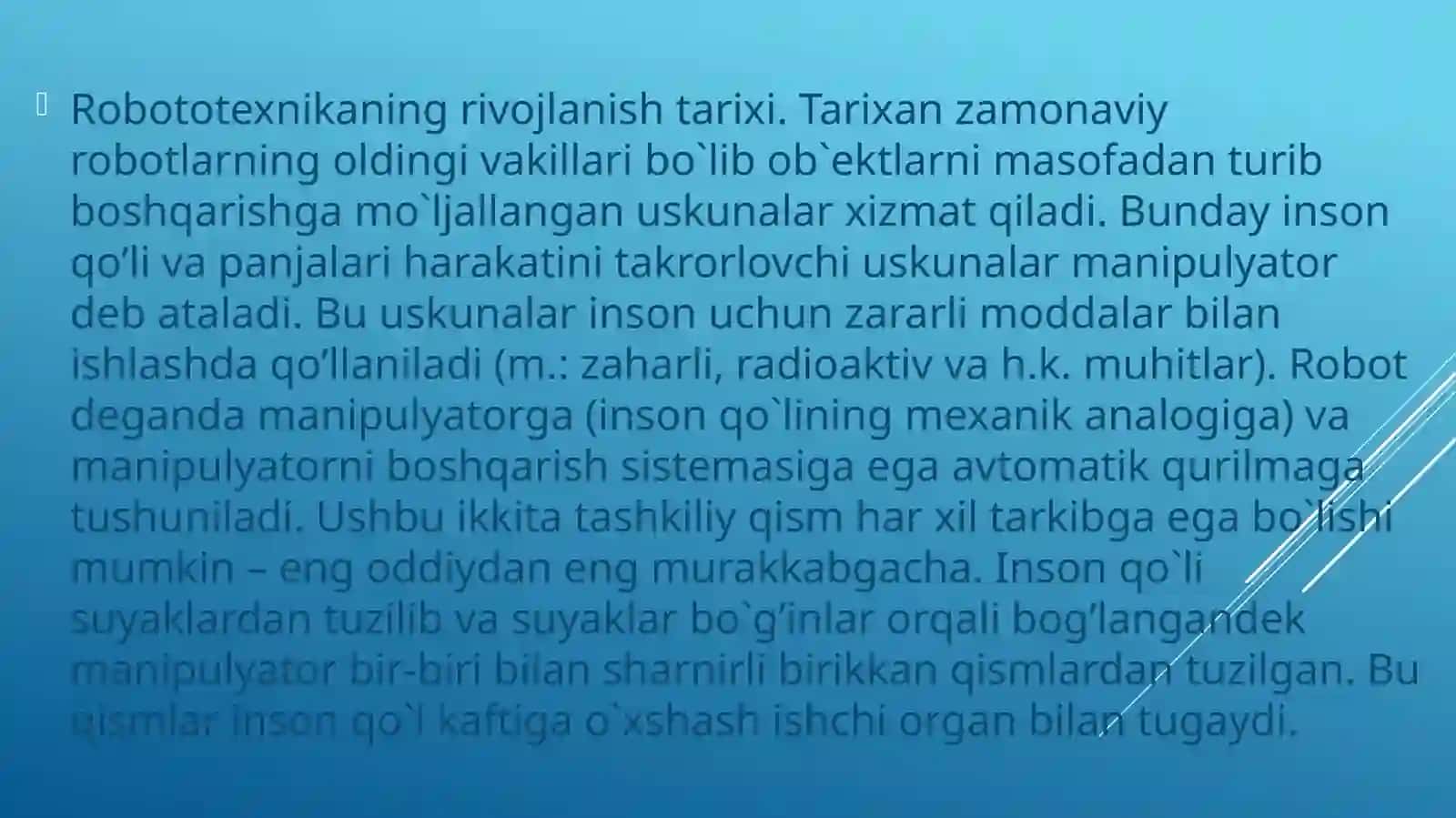 ROBOTOTEXNIKANING RIVOJLANISH TARIXI 3