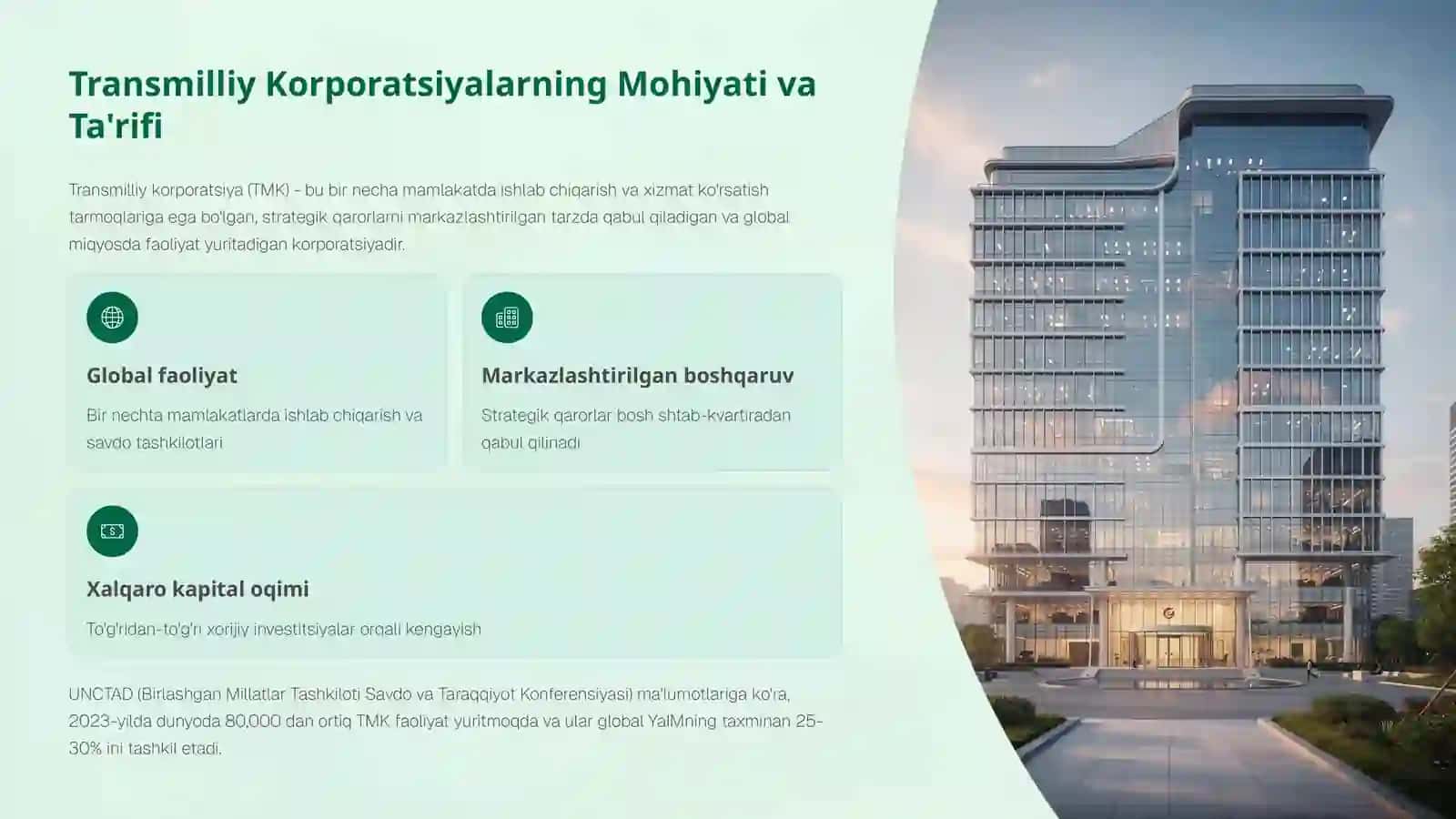 Transmilliy Korporatsiyalar: Globallashuv Sharoitida Jahon Iqtisodiyotining Harakatlantiruvchi Kuchi 3