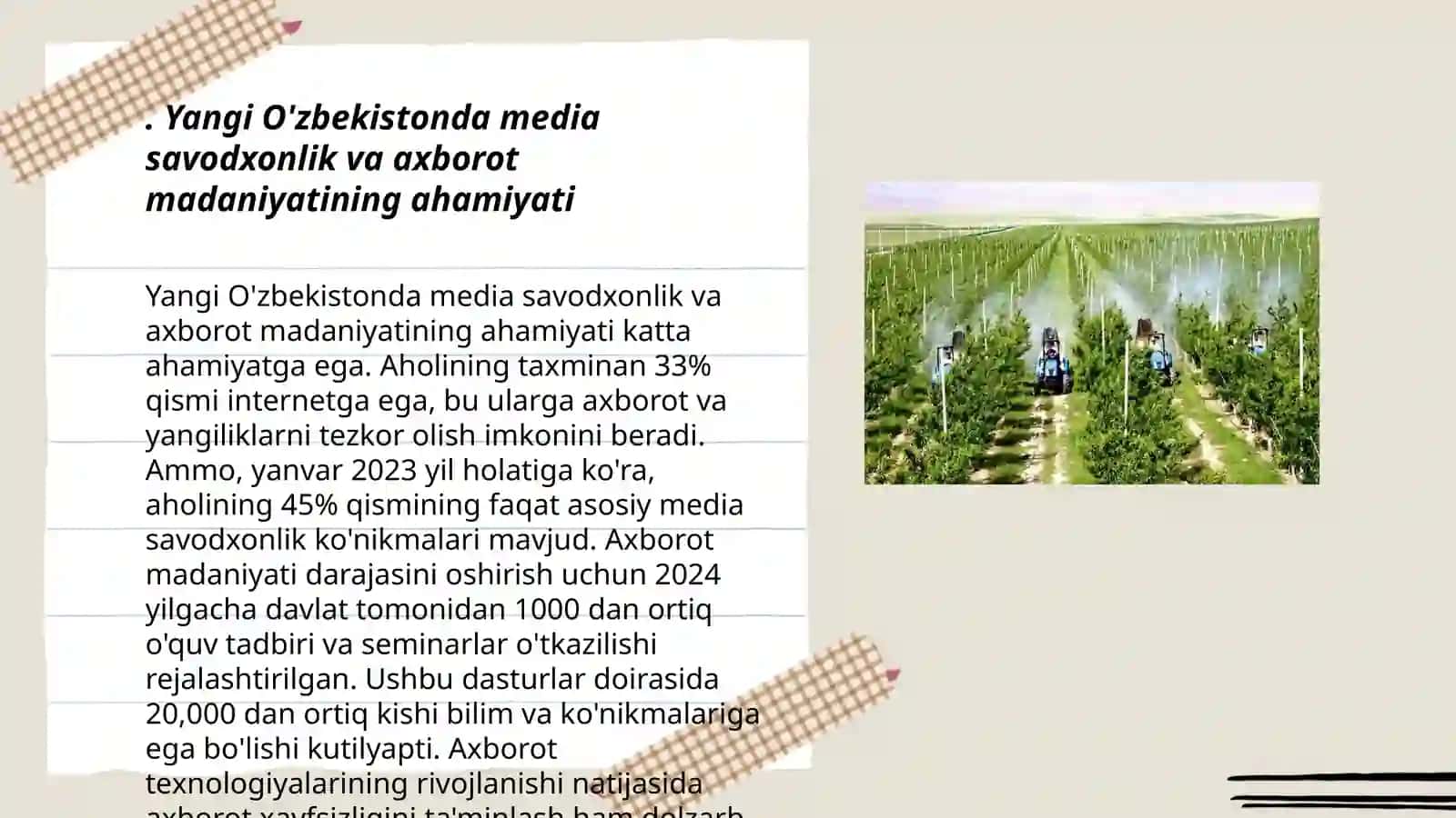 "Media savodxonlik va axborot madaniyati" fanining òrni va ahamiyati 3
