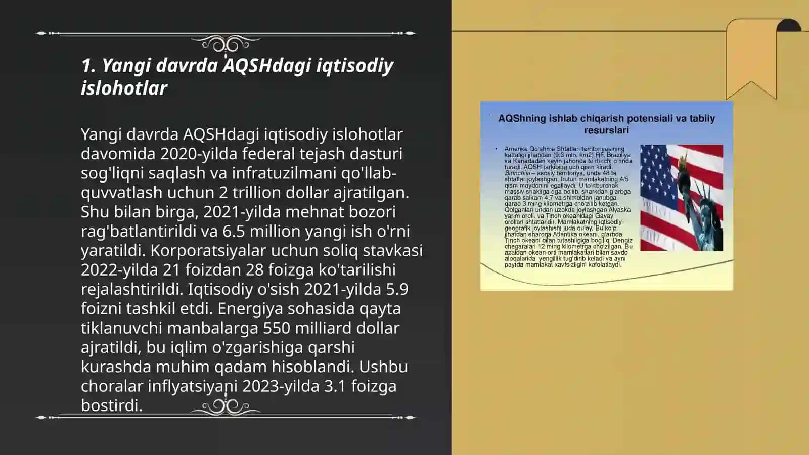 AQSH yangi davrda 3