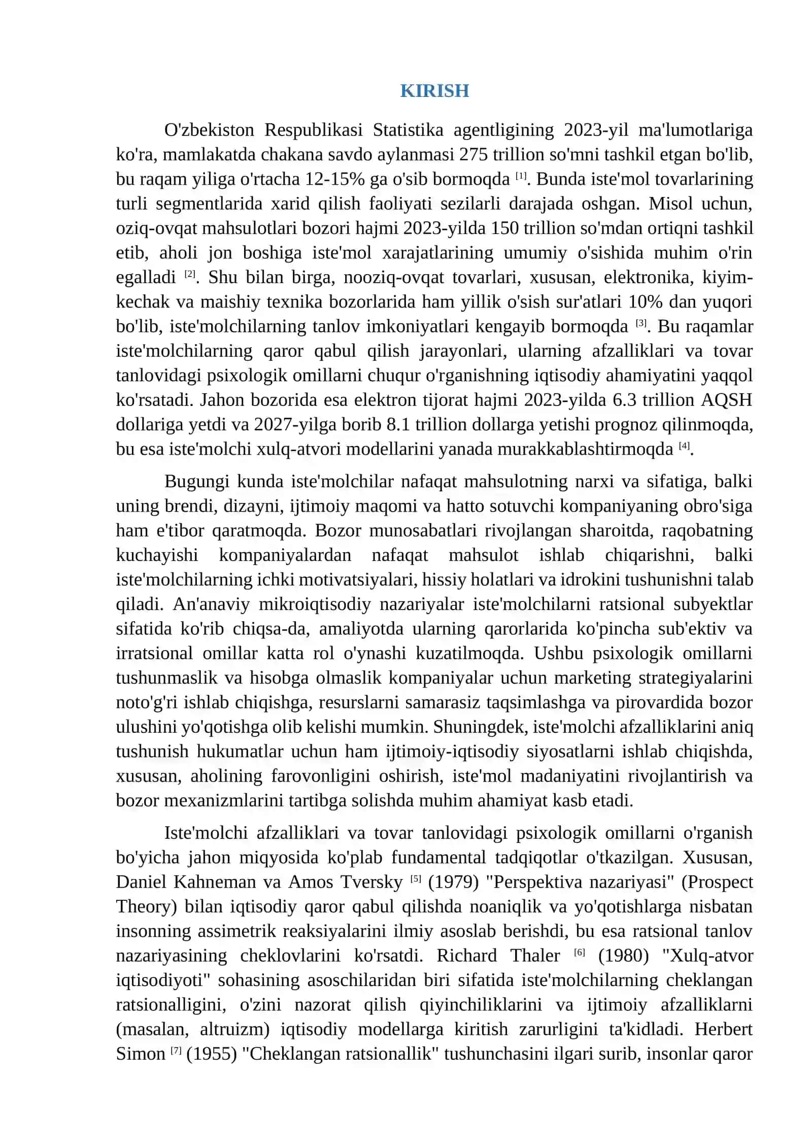 Iste'molchi afzalliklari va tovar tanlovidagi psixologik omillar 3