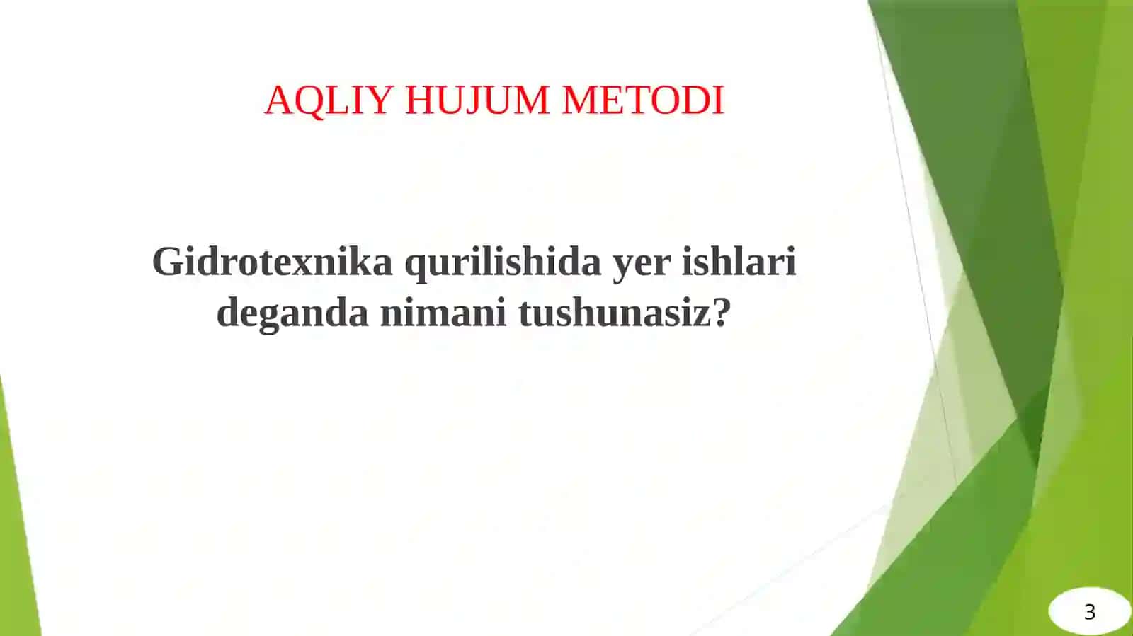 Gidrotexnika qurilishi dayerishlari 3