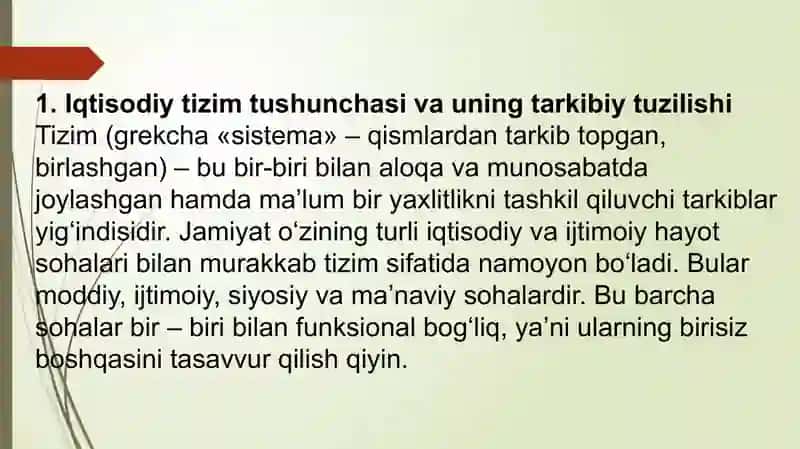 Iqtisodiy tizim modellari va mulkchilik 3