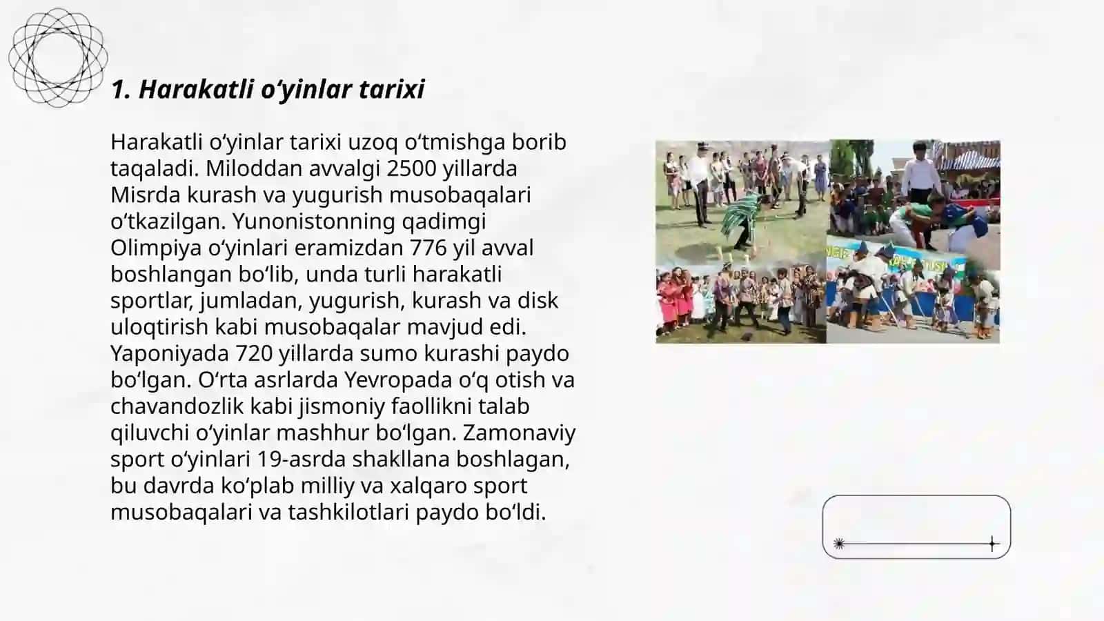 Harakatli oʻyinlar tarixi 3