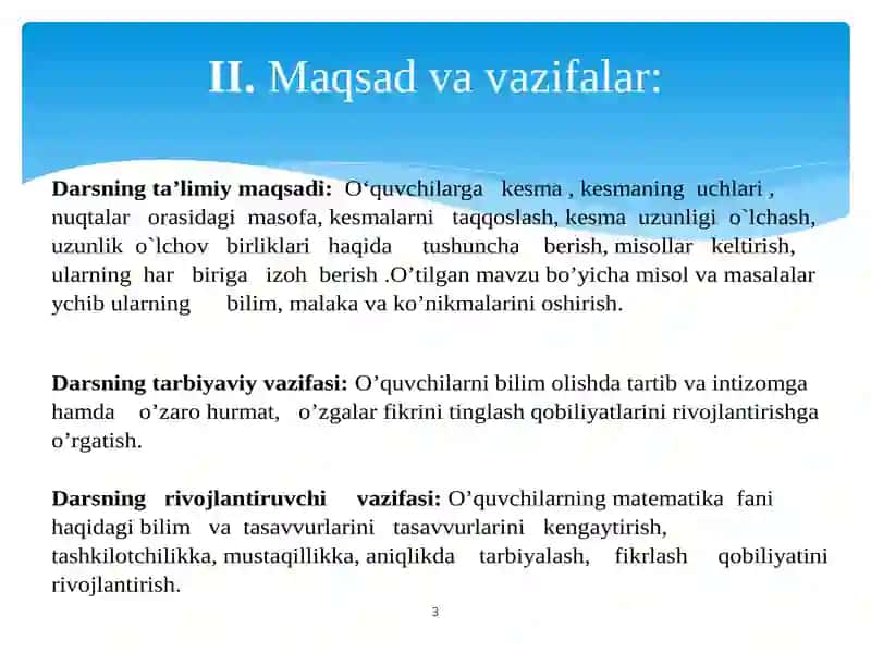 Zamonaviy Matematika 3