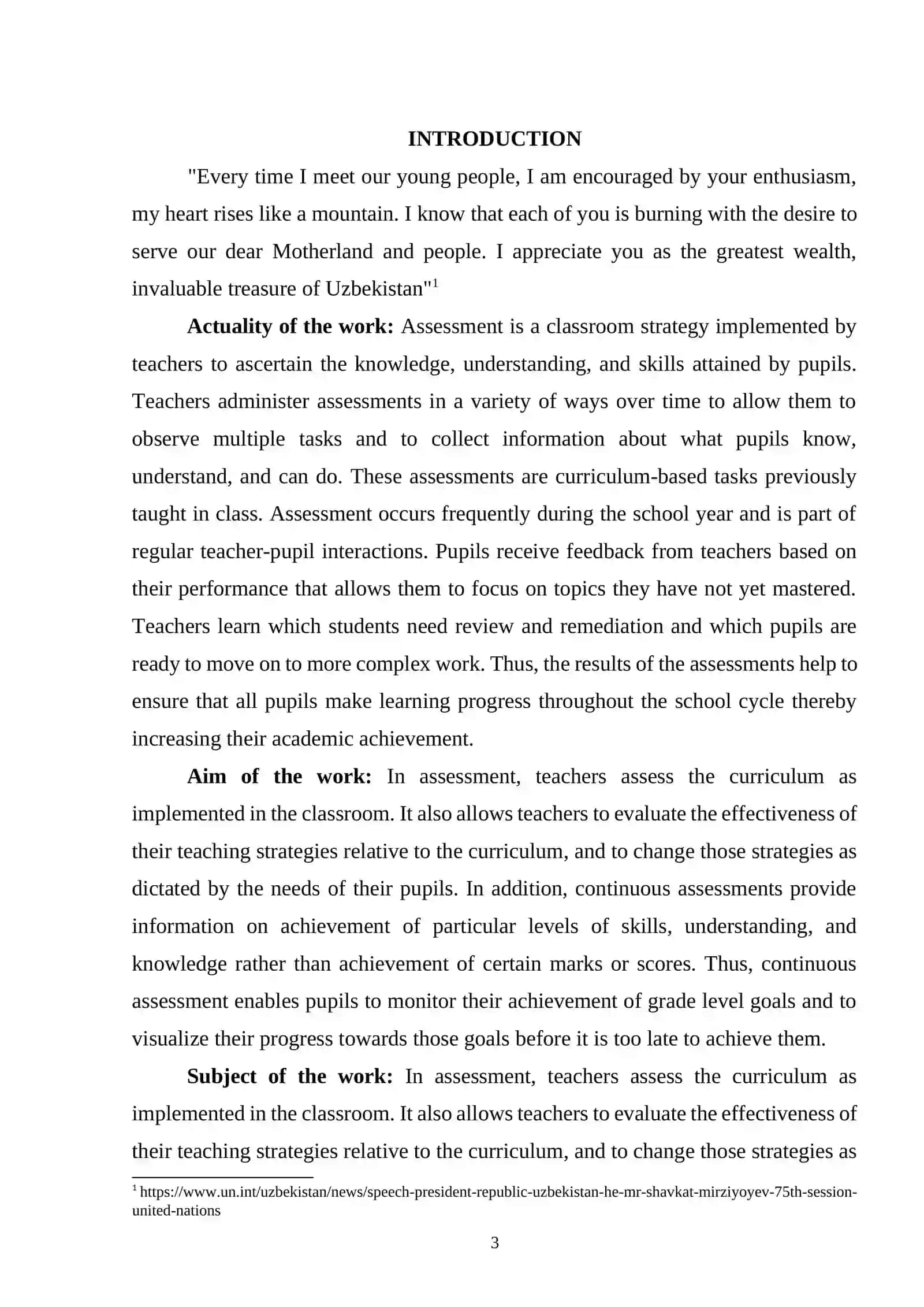 Types of assessment 3
