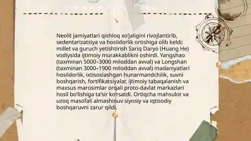 Qadimgi Xitoyda ilk davlatlarning vujudga kelishi 3