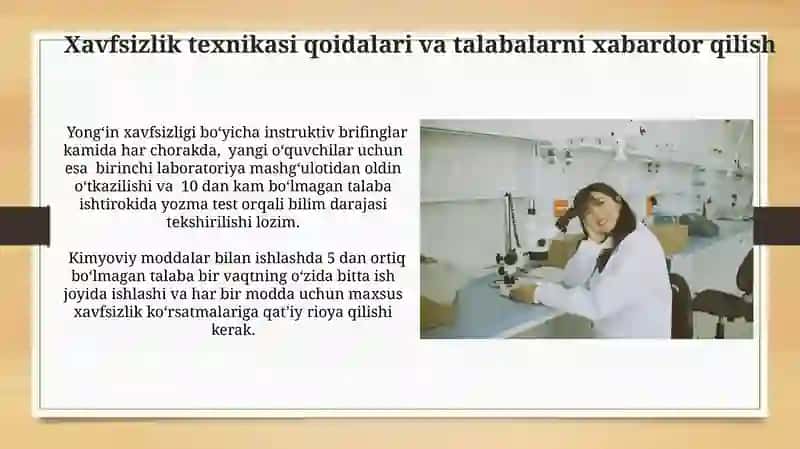 Biologiyadan labaratorya mashg'ulotlarini tashkel qilish metodikasi 3