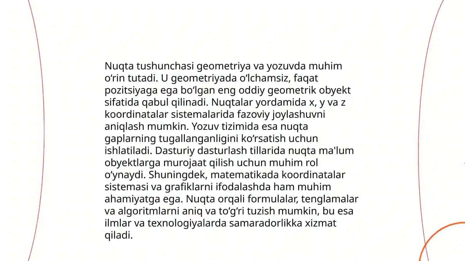 Nuqta, kesma, ko‘pburchak tushunchasi haqida tasavvurni shakllantirish va ularni chizish, ayrim xossalari bilan tanishtirish metodikasi 3