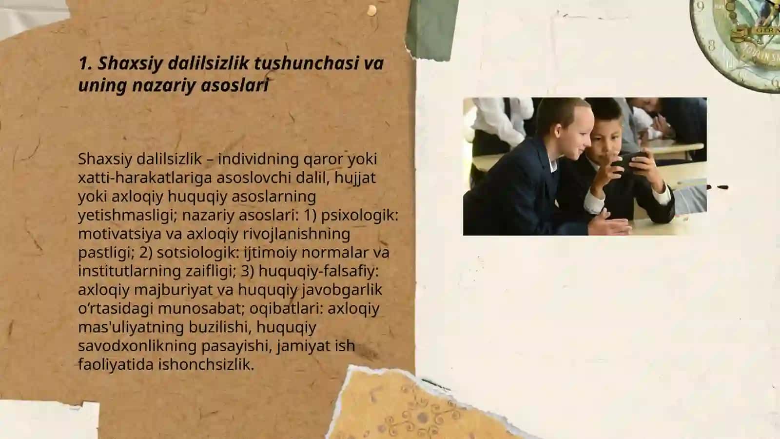 Shaxsiy dalilsizlik,axloqiy mas'uliyat va huquqiy savodxonlik tahlili 3