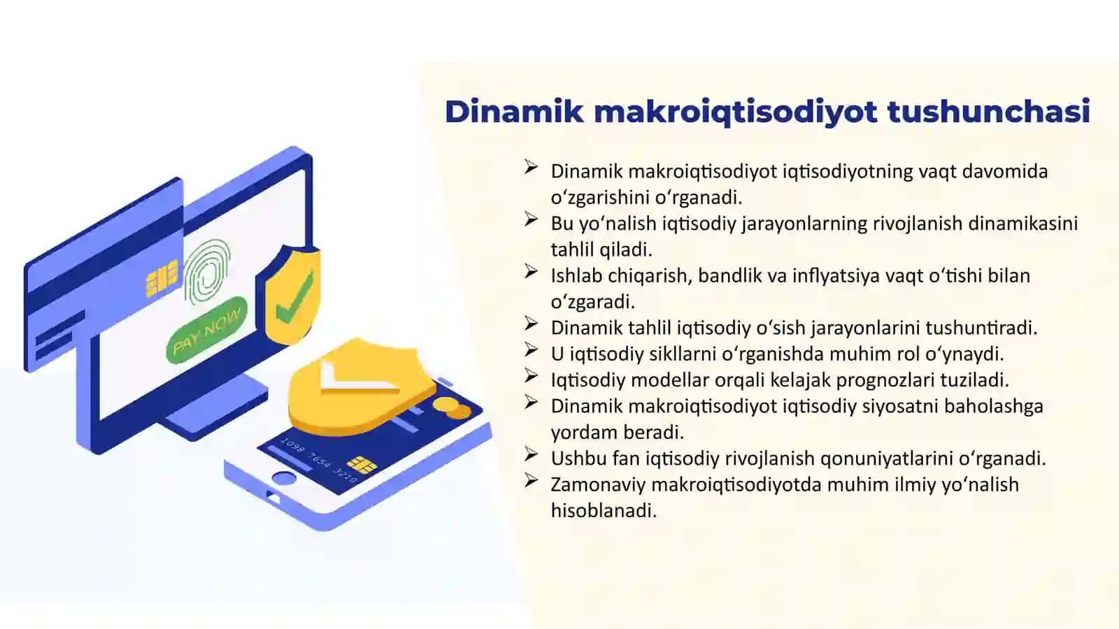 DINAMIK MAKROIQTISODIYOTNING NAZARIY ASOSLARI 3