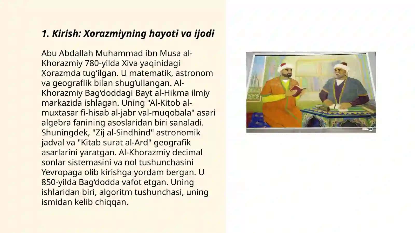 Xorazmiyning,,Muhabbatnoma"asari 3