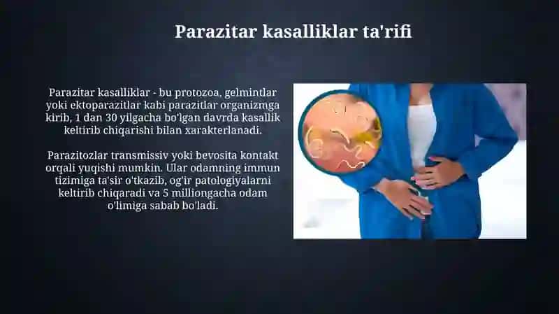 Parazitozlar(soddajonivorlarvagelmintlar)qo’zg'atuvchikasalliklar 3