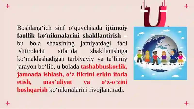 O‘quvchida ijtimoiy faollik ko‘nikmalarini shakllantirishning pedagogik-psixologik xususiyatlari 3