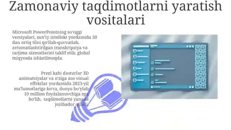 Zamonaviy Prezentatsiya Dasturlari 3
