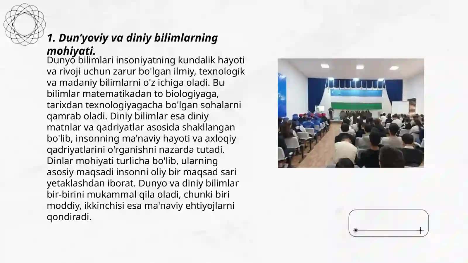 Dun’yoviy va diniy bilimlar mutanosibligini ta’minlashning ahamiyati 3