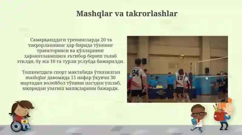 Voleybol, Pastdan to'pni qabul qilish va Yuqoridan to'pni uzatish texnikasi 3