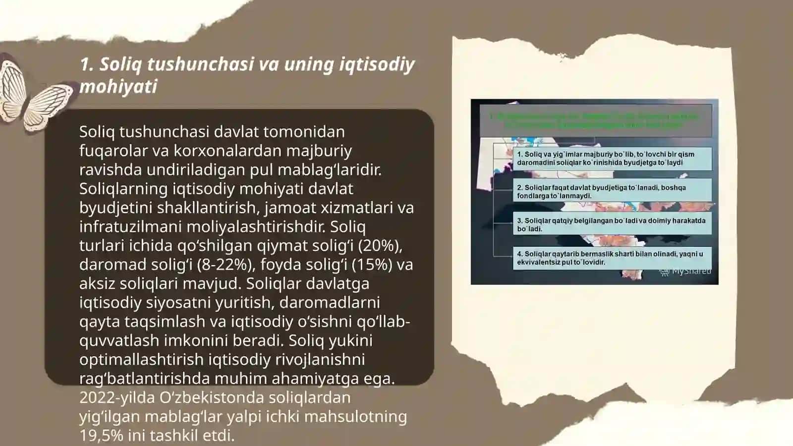 Soliqlarning iqtisodiyoti, mohiyati va axamiyati 3