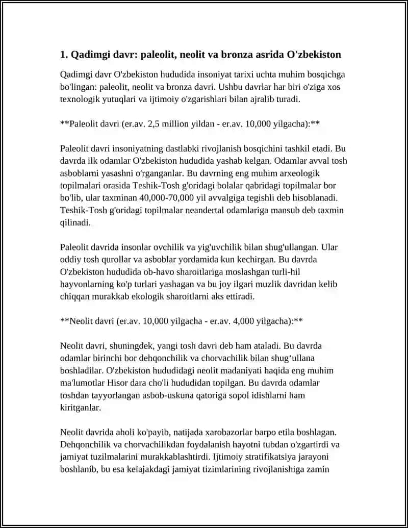O'zbekiston tarixi 3