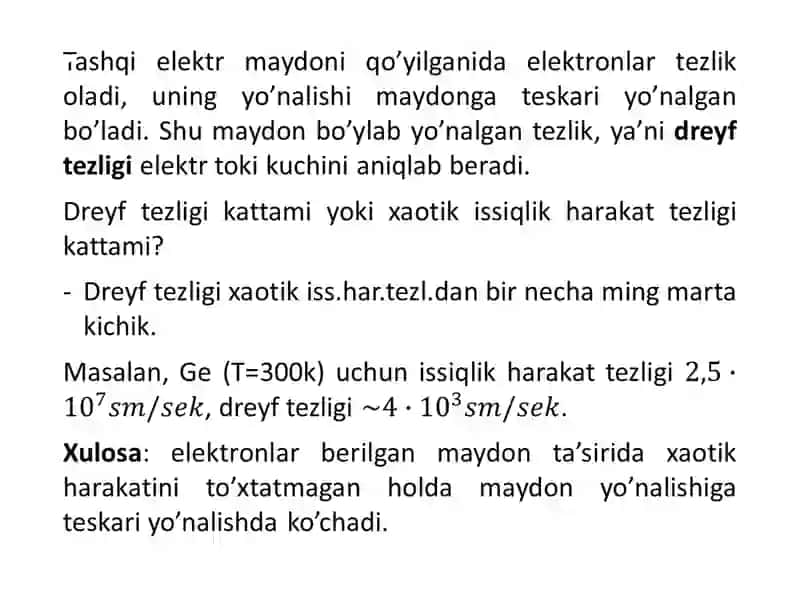Yarimo'tkazgichlarda Zaryad Tashuvchilar Sochilish Mexanizmi 3