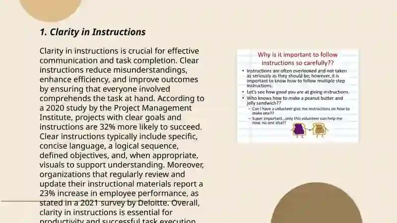 Giving instructions in teaching 3