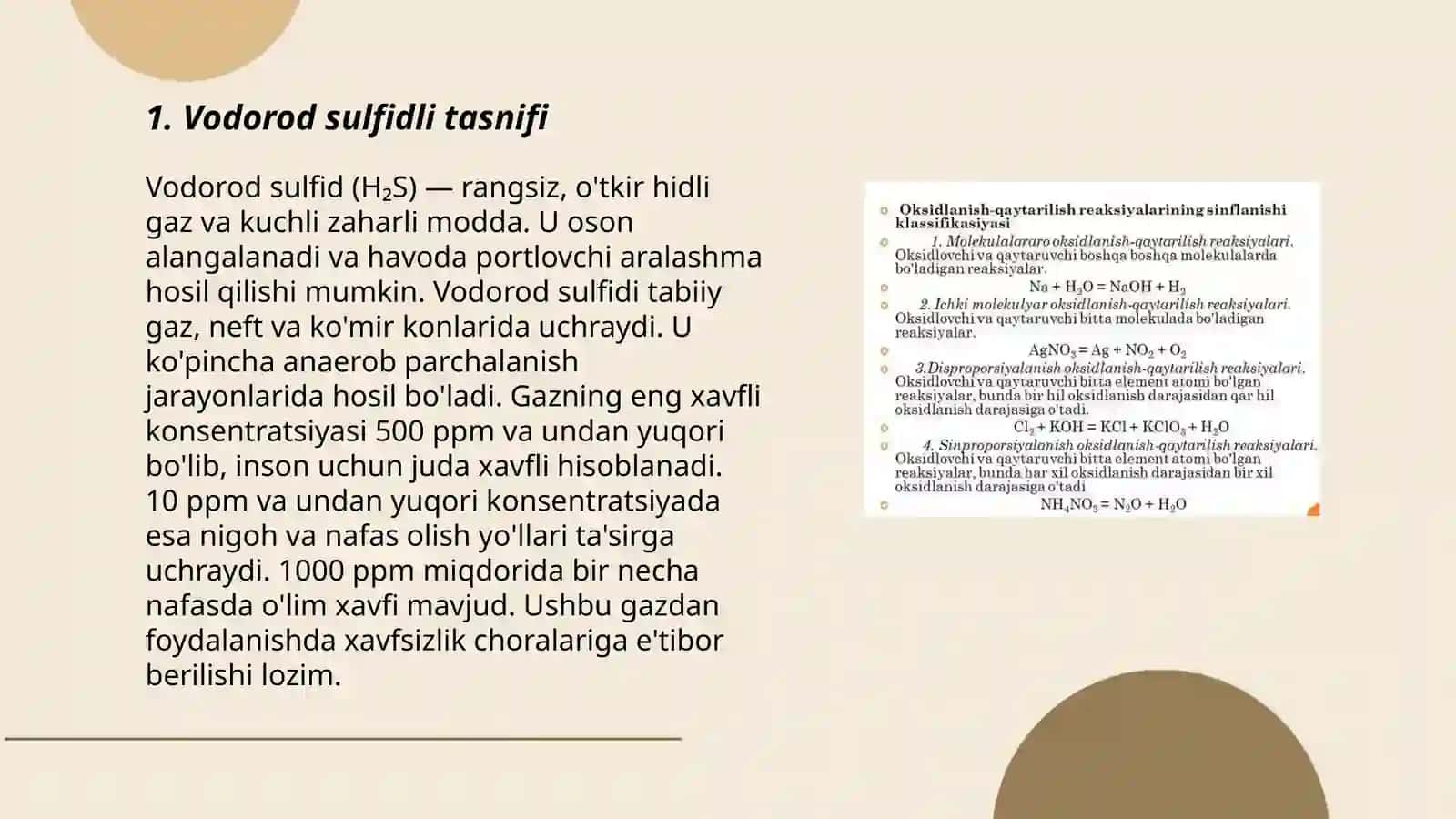 Kationlarning analitik guruhlar boʻyicha tasniflari va ularni taqqoslash. (Vodorod sulfidli, kislota-asosli va ammiak-fosfatli tasnifi) 3