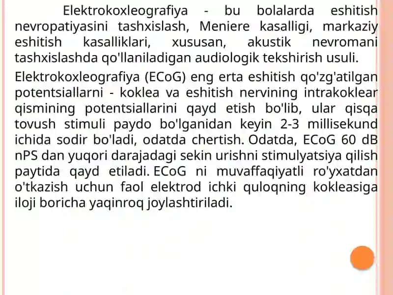 Elektrokoxleografning tuzilishi va ishlash printsiplari 3