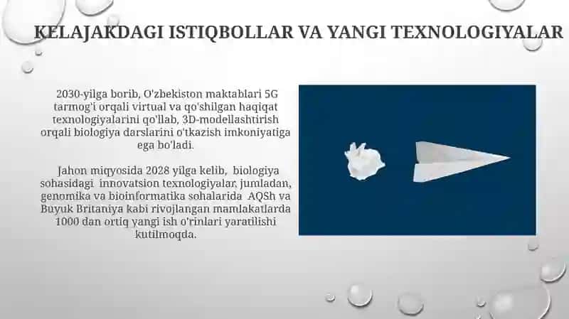 Biologiya fani óqitishda axborot va innovatsion texnologiyalaridan foydalanish 3