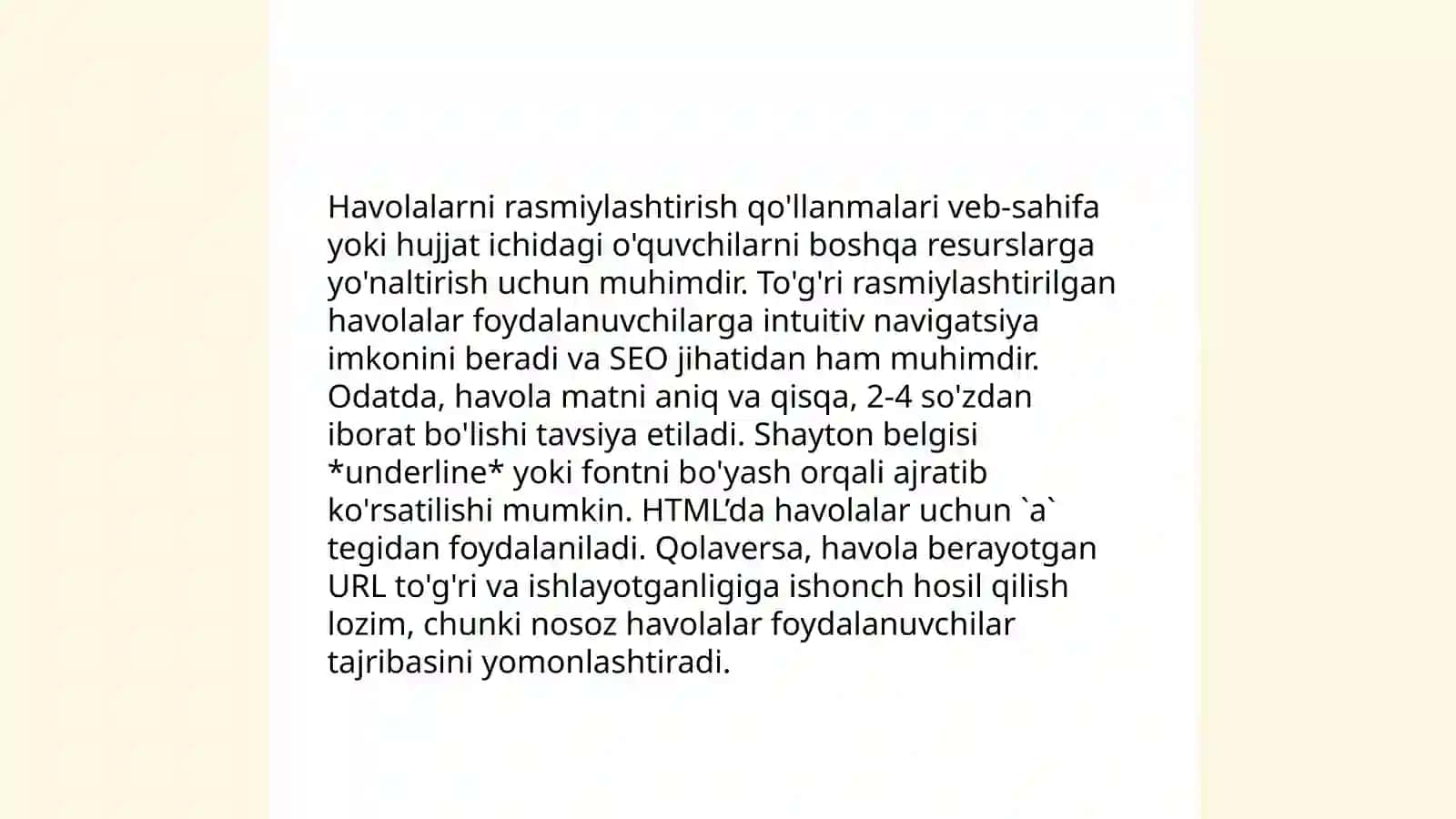 Havolalarni Rasmiylashtirish Qo'llanmalari 3