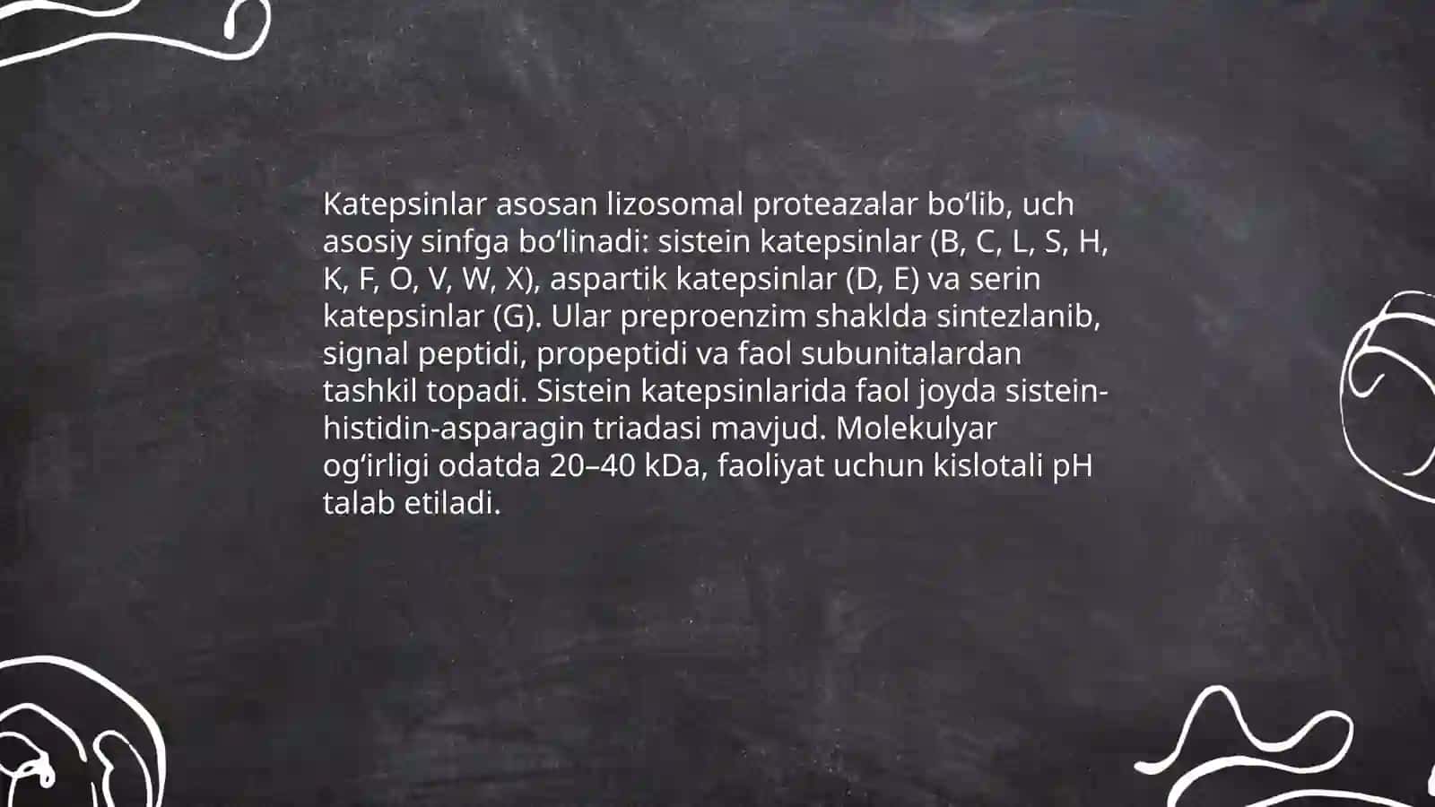 Katepsinlar, ularning klinik ahamiyati 3