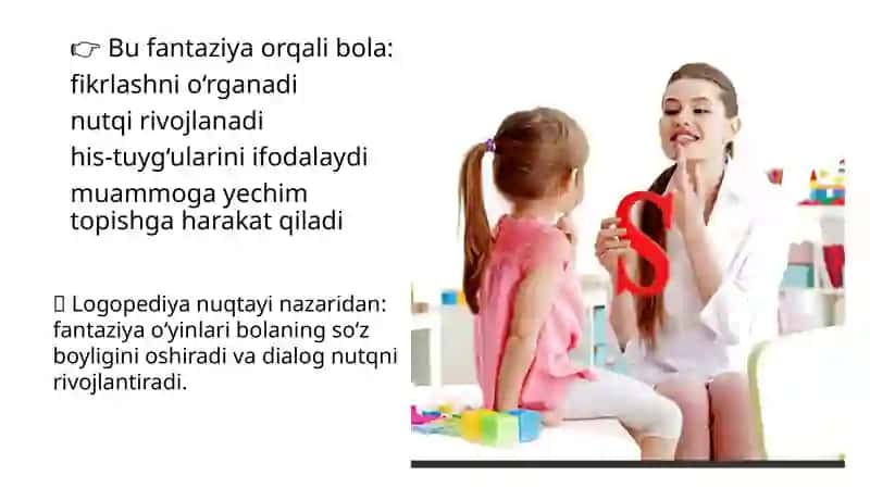 Bolalarning o'yin va kattalarning ijodiy faoliyatida fantaziyaning ahamiyati 3