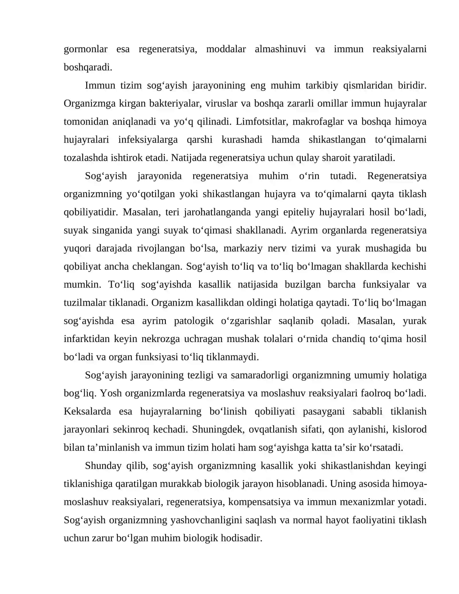 SOG'AYISH MEXANIZMLARI 3