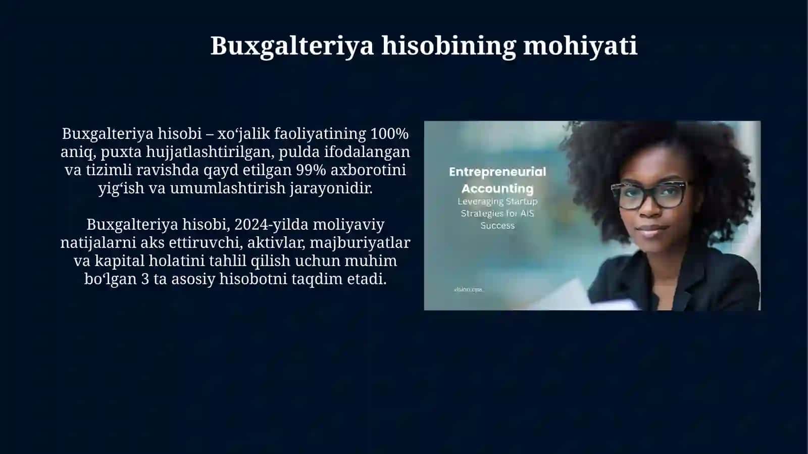 Buxgalteriya hisobining mohiyati va ahamiyati 3
