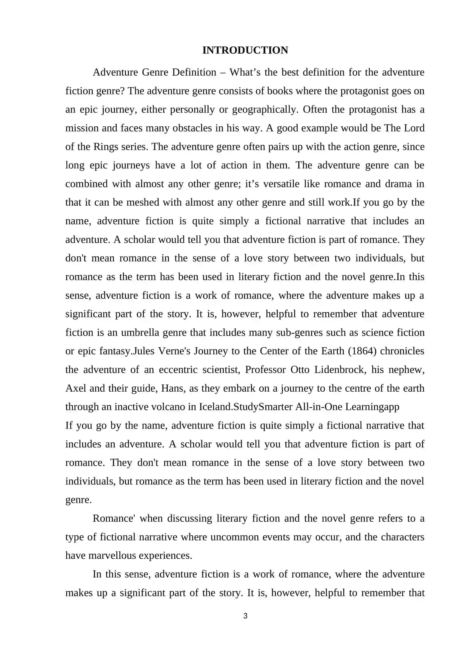 Adventure Genre in English Literature 3