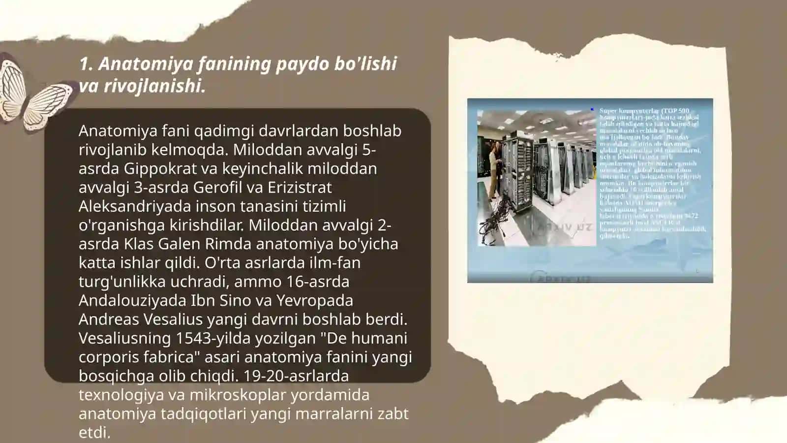 Anatomiya fanining rivojlanish tarixi 3