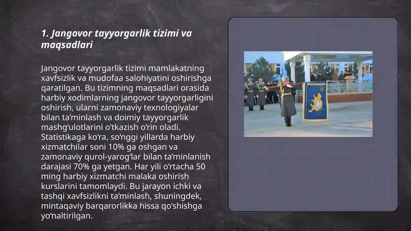Boʻlinmalar jangovor tayyorgarligi 3