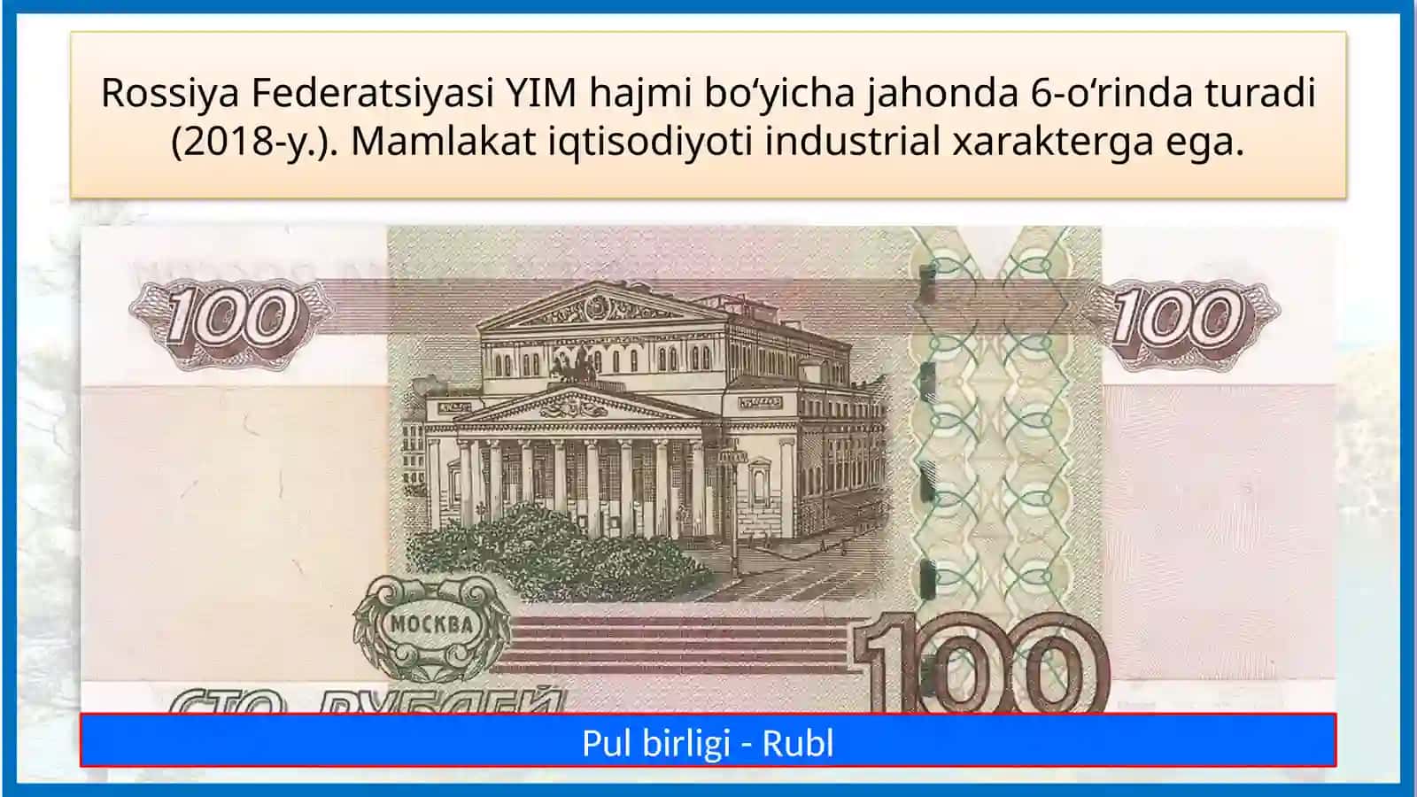 Rossiya Federatsiyasining xo'jaligi 3