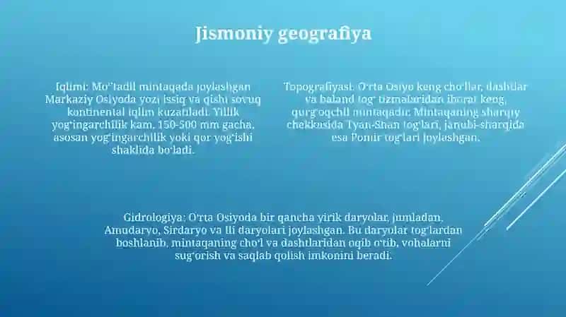 Markaziy Osiyo Tabiiy Geografik Rayoni 3