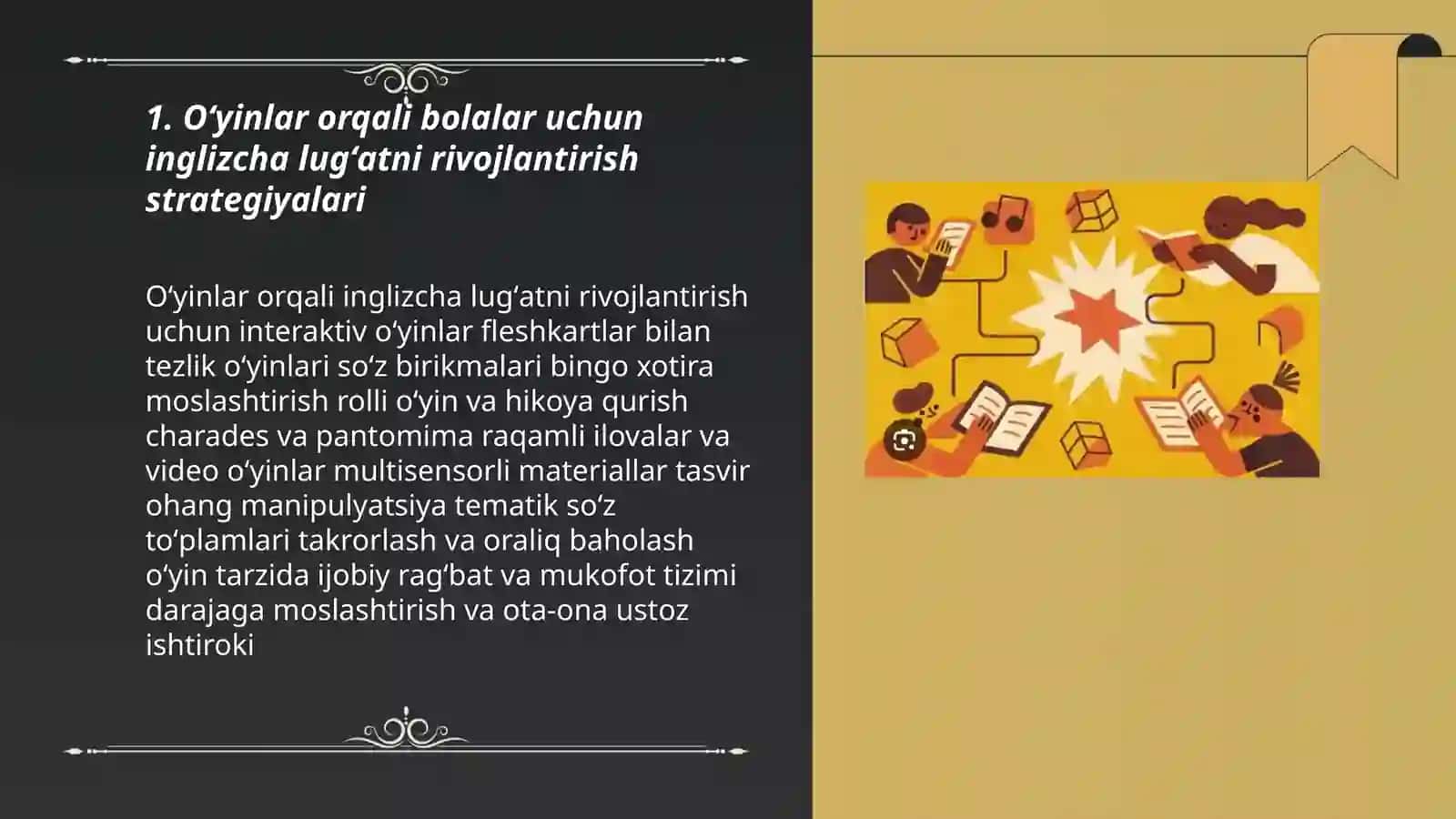 Bolalar uchun ingliz tili lugat boyligini rivojlantirish strategiyalari 3