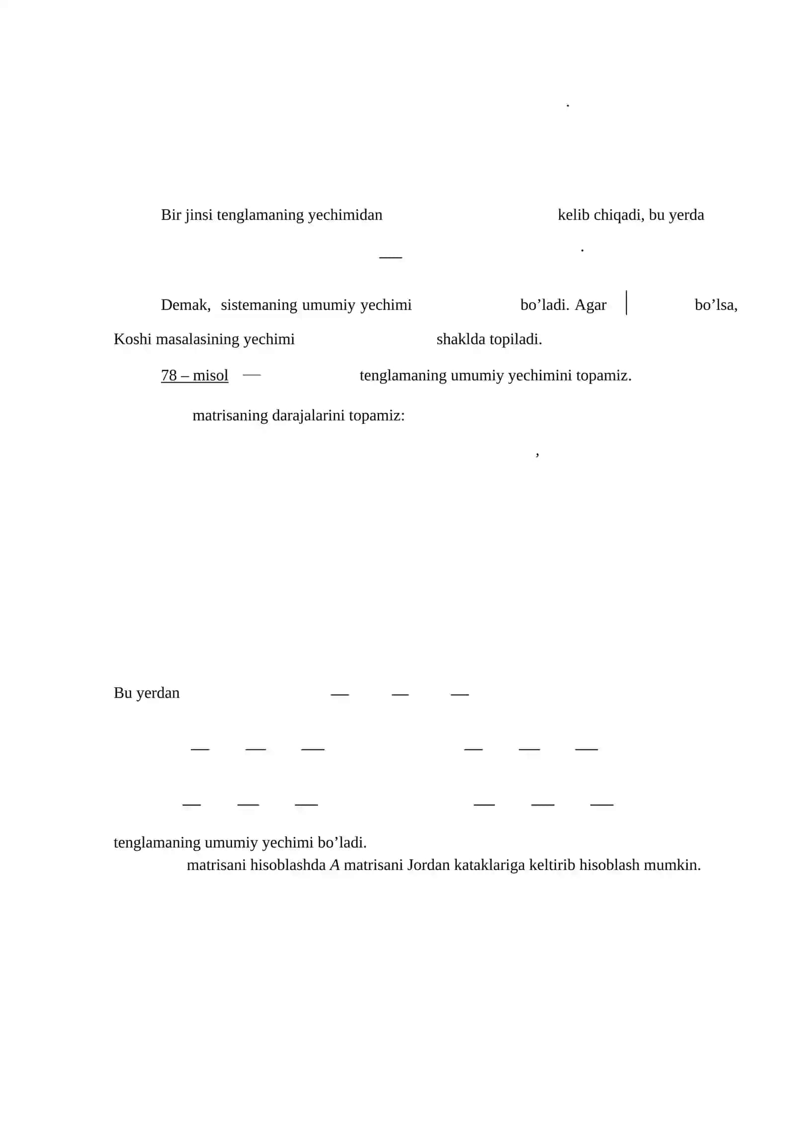 Differensial tenglamalari bilan amaliy mashg'ulotlar 3