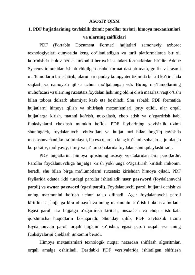PDF fayllariga qo‘yilgan sodda parollarni buzish 3