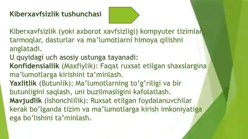 “Media savodxonlik: Kiberxavfsizlik asoslari va shaxsiy ma’lumotlarni himoyalash” 3
