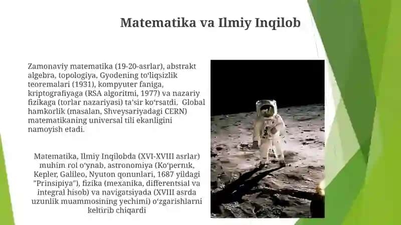 Matematika va Ilmiy Inqilob 3