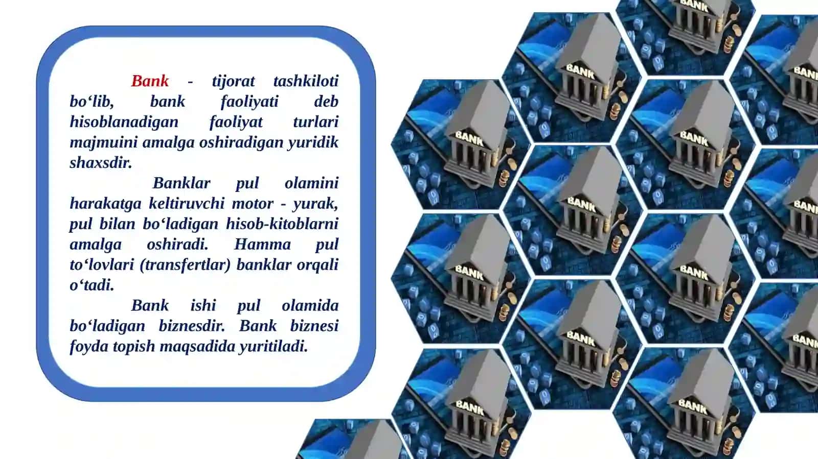 Banklar va ularning bozor iqtisodiyotidagi vazifalari 3