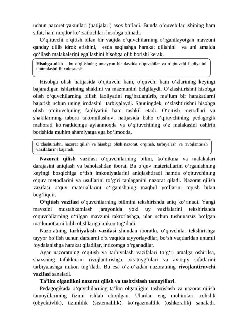 BOSHLANG‘ICH TA’LIMDA O‘QUVCHILARINING BILIM, KO‘NIKMA VA MALAKALARINI TASHXIS ETISH 3